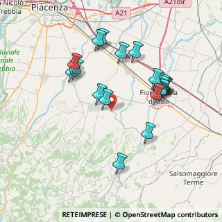 Mappa Via Provinciale, 29013 Carpaneto Piacentino PC, Italia (7.41)