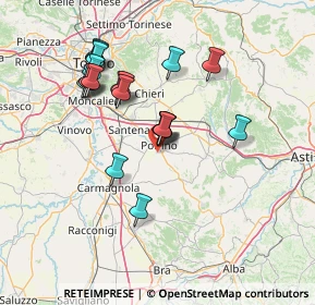 Mappa Via Fonte Antico, 10046 Poirino TO, Italia (13.328)