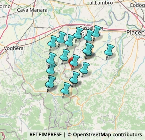 Mappa Nibbiano I Bivio Per Pecorara, 29010 Nibbiano PC, Italia (9.917)