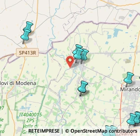 Mappa Strada Provinciale P. Novi, 41033 Concordia Sulla Secchia MO, Italia (6.23533)