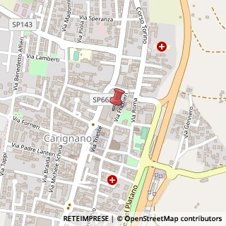 Mappa Via Sebastiano Fricchieri, 13, 10041 Carignano, Torino (Piemonte)