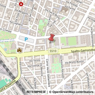 Mappa Piazza Giorgio Ambrosoli, 9, 15121 Alessandria, Alessandria (Piemonte)