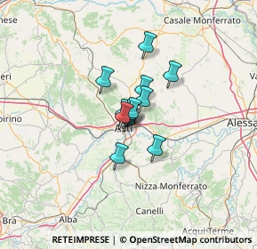 Mappa Via A. Monti, 14100 Asti AT, Italia (6.64167)