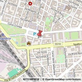 Mappa Piazza Giuseppe Garibaldi, 40, 15121 Alessandria, Alessandria (Piemonte)