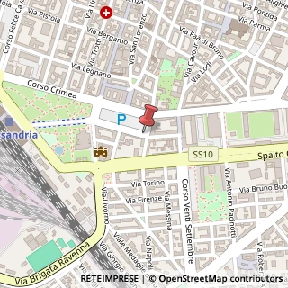 Mappa Piazza Garibaldi Giuseppe, 31, 15121 Alessandria, Alessandria (Piemonte)