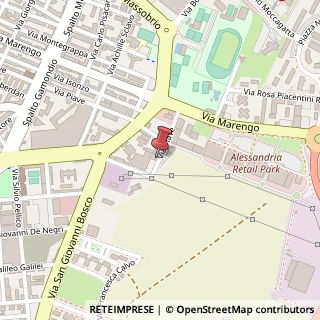 Mappa Via Piave, 87, 15121 Alessandria, Alessandria (Piemonte)