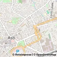 Karte Asti