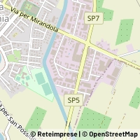 Hartă Concordia sulla Secchia