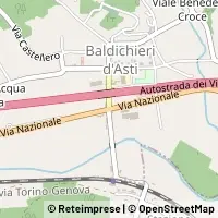 Karte Baldichieri d'Asti