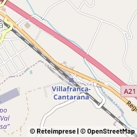 Karte Villafranca d'Asti