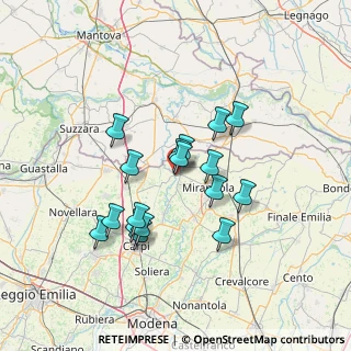 Mappa Via Parri, 41033 Concordia Sulla Secchia MO, Italia (11.79706)