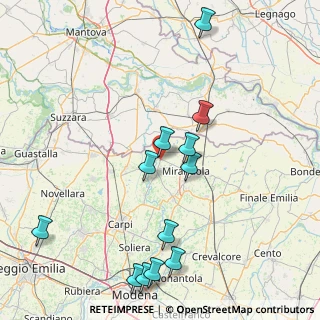 Mappa Via A. Grandi, 41033 Concordia Sulla Secchia MO, Italia (18.52333)