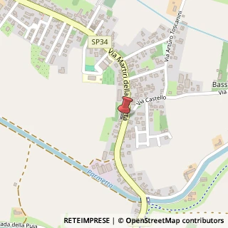Mappa Strada Provinciale Martiri della Libertà, 37, 43055 Mezzani, Parma (Emilia Romagna)