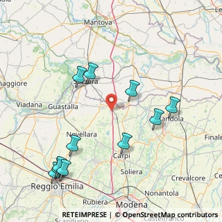 Mappa Via Cristoforo Colombo, 42046 Reggiolo RE, Italia (18.90636)