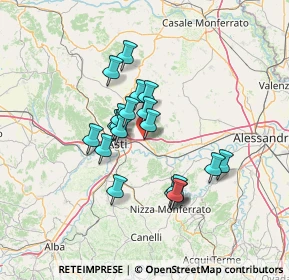 Mappa SR 10, 14030 Asti AT, Italia (10.7675)