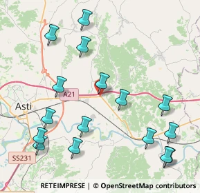 Mappa SR 10, 14030 Asti AT, Italia (4.96875)