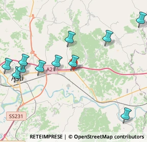 Mappa SR 10, 14030 Asti AT, Italia (5.26833)
