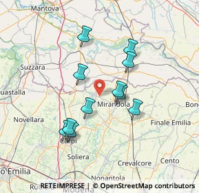 Mappa Via Roberto Longhi, 41033 Concordia Sulla Secchia MO, Italia (12.33818)