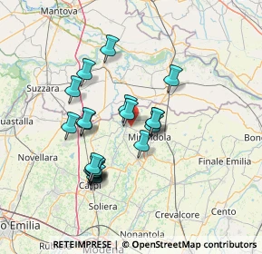 Mappa Via Roberto Longhi, 41033 Concordia Sulla Secchia MO, Italia (12.272)