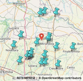 Mappa Via Roberto Longhi, 41033 Concordia Sulla Secchia MO, Italia (16.85)