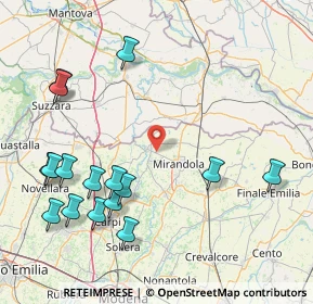 Mappa Via Roberto Longhi, 41033 Concordia Sulla Secchia MO, Italia (19.89563)