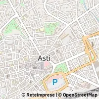Mapa Asti