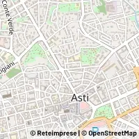 Mapa Asti