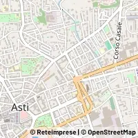 Mapa Asti
