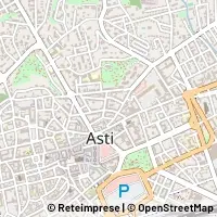 Mapa Asti