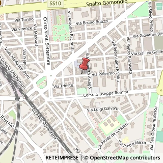 Mappa Via Palermo, 8, 15121 Alessandria, Alessandria (Piemonte)