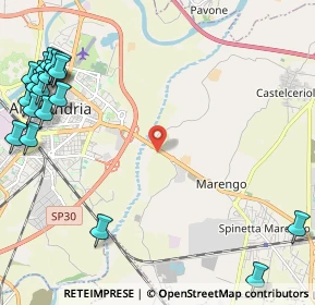 Mappa SS 10 KM 97+090, 15100 Alessandria AL (3.3085)