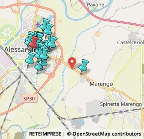 Mappa SS 10 KM 97+090, 15100 Alessandria AL (2.054)