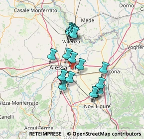 Mappa SS 10 KM 97+090, 15100 Alessandria AL (11.1955)