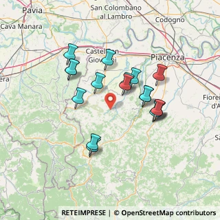 Mappa Strada S. Gabriele, 29010 Piozzano PC, Italia (12.74)