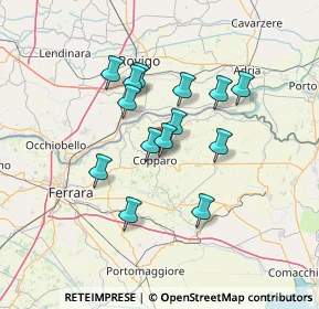 Mappa Via Decimo Bottoni, 44034 Copparo FE, Italia (11.24429)