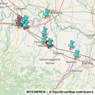 Mappa Via Galileo Galilei, 29010 Alseno PC, Italia (17.44286)