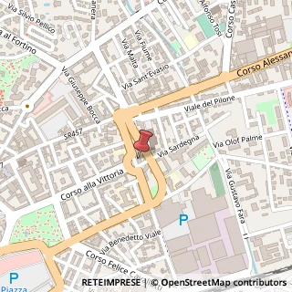 Mappa Piazzale Vittoria, 7, 14100 Asti, Asti (Piemonte)