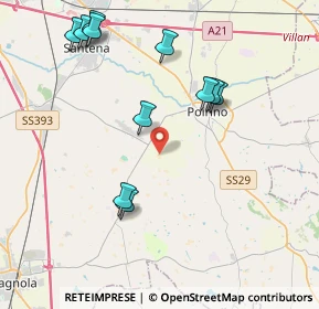 Mappa Via Cascina Mizzina, 10046 Poirino TO, Italia (4.37545)