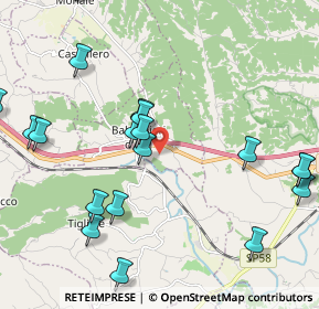 Mappa Via Nazionale, 14011 Baldichieri d'Asti AT, Italia (2.617)