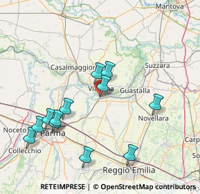 Mappa Via Guglielmo Marconi, 42041 Brescello RE, Italia (16.34333)