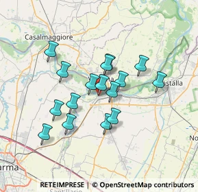 Mappa Via Guglielmo Marconi, 42041 Brescello RE, Italia (5.6825)