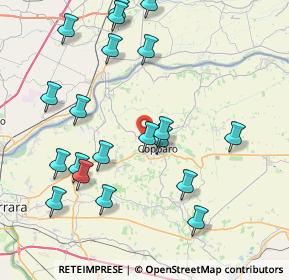 Mappa Via Bellagrande, 44034 Copparo FE, Italia (8.9315)