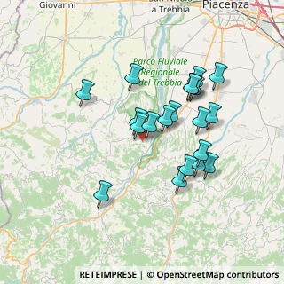 Mappa Localita' S. Rocco, 29027 Podenzano PC, Italia (6.441)