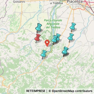 Mappa Localita' S. Rocco, 29027 Podenzano PC, Italia (5.85)