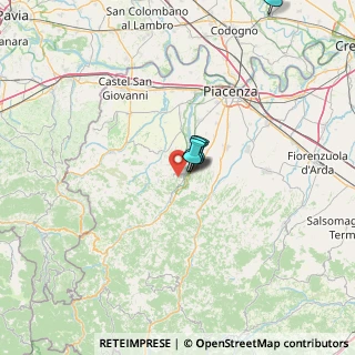 Mappa Localita' S. Rocco, 29027 Podenzano PC, Italia (45.6625)