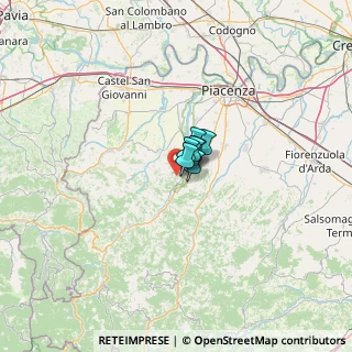 Mappa Localita' S. Rocco, 29027 Podenzano PC, Italia (25.95333)