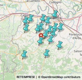 Mappa Localita' S. Rocco, 29027 Podenzano PC, Italia (11.47056)