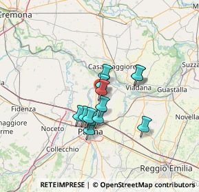 Mappa Via B. Buozzi, 43056 Parma PR, Italia (9.69462)