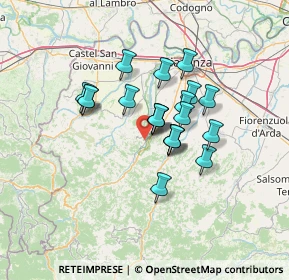 Mappa Loc. Camportondo, 29020 Piacenza PC, Italia (9.9025)