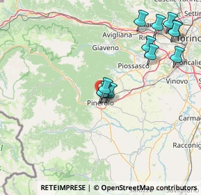 Mappa Strada ai Losani, 10064 Pinerolo TO, Italia (16.71083)